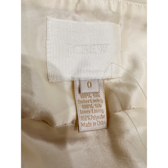 J. Crew Ivory White Long Sophia Gown Silk Dress - Picture 14 of 14